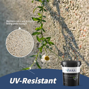 Peinture de finition résineuse aspect pierre naturelle, résistante aux UV et imperméable, pour terrasses de piscine, zones de bain à remous et patios de spa - Product Image 1