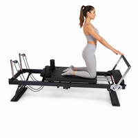 FAPRE Fournisseur : Reformer de Pilates de qualité professionnelle, avec structure en fer pour studio et lit de Pilates réglable pour la maison, pour le renforcement du tronc