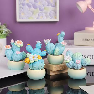 Adornos de cactus creativos y bonitos para decoración del hogar, decoración de la entrada y decoración del coche. - Product Image 2