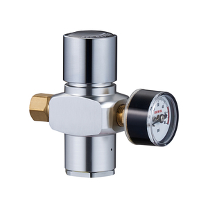Mini regulador de barril de aluminio portátil 0-60 PSI CO2 cargador 3/8 adaptador para Gas nitrógeno Mini barril cerveza Growler alta precisión - Product Image 1