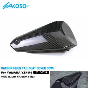 AKOSO <span class=keywords><strong>R6</strong></span> fibra de carbono asiento trasero capó joroba <span class=keywords><strong>carenado</strong></span> motocicleta carbono trasero asiento cubierta <span class=keywords><strong>carenado</strong></span> para Yamaha <span class=keywords><strong>R6</strong></span> <span class=keywords><strong>2017</strong></span>-2024 - Product Image 1