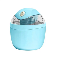 Máquina de helado suave automática casera portátil, máquina eléctrica para Postres, helados de frutas congeladas