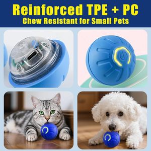Jouet interactif intelligent pour chien et chat, balle en plastique et silicone rechargeable, entraînement automatique 360°, moderne, sportif, durable, chargeur USB - Product Image 5