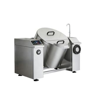 Stainless Steel Tilting Steam <b>Kettle</b> for Cooking Mixing and Cooling in Food Processing Lines - Product Image 4