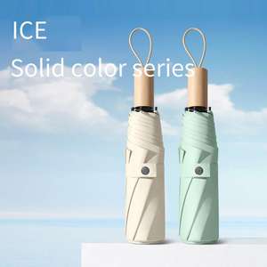 Paraguas manual plegable de doble propósito, protección UV, parasol <span class=keywords><strong>protector</strong></span> <span class=keywords><strong>solar</strong></span> para hombres y mujeres, parasol personalizable con logotipo hecho de poliéster - Product Image 3