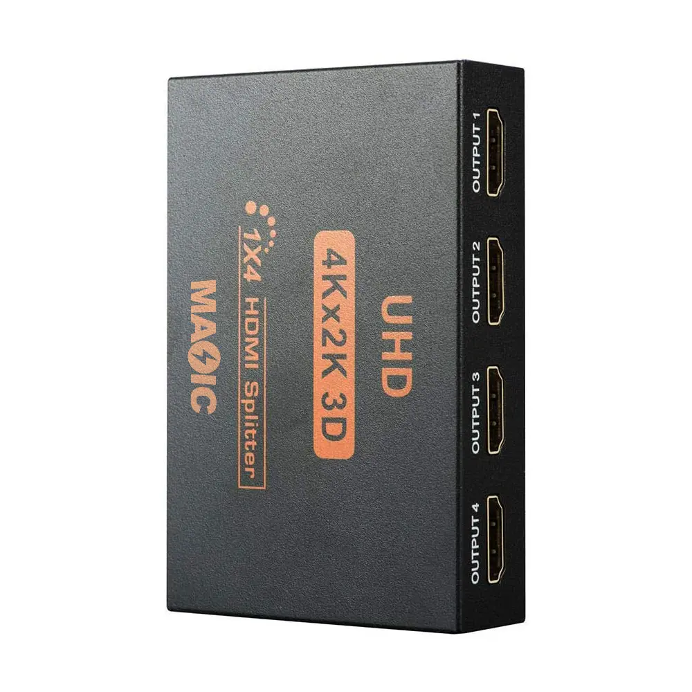 Ready to Ship HDMI splitter 1 in 4 Out hdmi switch 4K for HDTV PC Projector