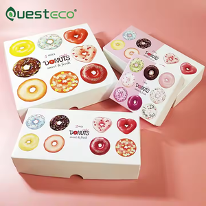 Cấp Thực Phẩm Phân Hủy Sinh Học Bán Buôn Mà<span class=keywords><strong>u</strong></span> Hồng 6/12Pcs Donut Hàn Quốc Ngô Hộp Con Chó Biể<span class=keywords><strong>u</strong></span> Tượng Tùy Chỉnh Đá Cẩm Thạch Mochi Đám Cưới Donut Hộp - Product Image 3