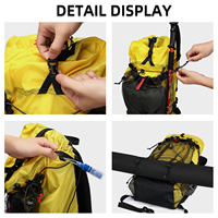 Sac à dos de voyage SEWAFOX grande capacité, simple et multifonctionnel, imperméable, pour la randonnée, l'alpinisme et les sports de plein air