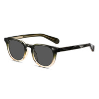 Lunettes de soleil QSKY 8863 Cat Eye Fashion à monture intégrale unisexe pour adultes, protection UV400, monture en PC légère et confortable