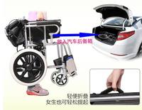 Silla portátil ultraligera para adultos y ancianos, silla de rueda exterior, plegable, manual