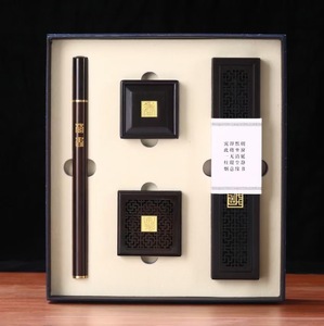 Low MOQ OEM packaging boxes for incense sticks agarwood box set agarwood luxury box Incense Stick Holder
