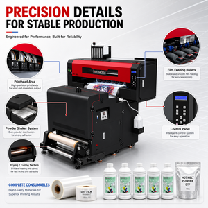 Máquina de Impresión DTF Industrial con Agitador de Polvo y Sistema de Transferencia de Película para Impresión de Prendas - Product Image 6
