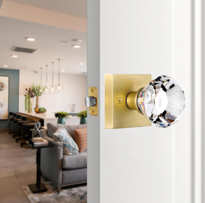 Zinc Alloy Durable Polished Key Locking <strong>Door</strong> <strong>Knobs</strong> with Brass Cylinder for Iron <strong>Doors</strong> for <strong>Closet</strong> and Hallway - Product Image 3