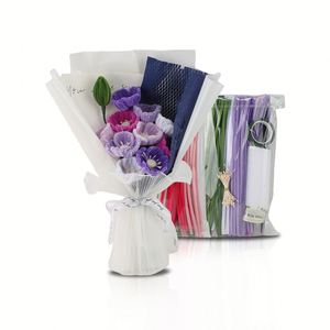 Kit de Arte Floral Poppy Studio, Colección Definitiva de 100 Piezas, Limpiapipas de Poliéster Mixto, Envoltorios Premium, Manualidades AllFinishing - Product Image 4