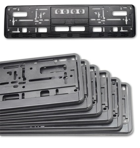 Marco de Matrícula de Plástico Estándar Europeo Personalizado Directo de Fábrica con Impresión de Logotipo, Marco de Matrícula Personalizado - Product Image 6