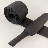 Manchon thermorétractable flexible tressé, tube thermorétractable protecteur, manchons tissés en tissu polyester thermorétractable