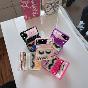 Nuevos diseños Led Mirror Pestañas postizas mate prepegadas de larga duración Presione y continúe para pestañas esponjosas Venta al por mayor DIY Lashes Cluster - Product Image 2