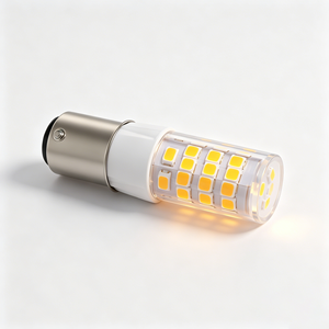หลอดไฟ LED BA15D 3W 4W 5W SMD ปรับความสว่างได้ แสงวอร์มไวท์ แสงคูลไวท์ AC 120V PC+เซรามิก BA15D หลอดไฟ LED - Product Image 4