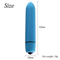 AIERSHA 10-Frequenz Eingebauter Akku Mini Bullet Vibrator Klitoris-Stimulator Frauensextoy Erwachsenen-Vibratoren