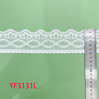 Gordon Ribbons 'Ruban élastique brodé de dentelle florale en nylon pour soutien-gorge et sous-vêtements Spandex Décoration de vêtements