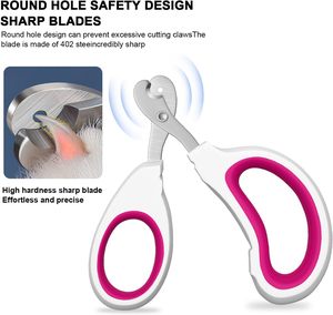 Professional Eco-Friendly Pet Grooming Nail Clippers Free Stainless Steel Nail File Custom Logo Option for Large/Medium/<b>Small</b> - Product Image 2