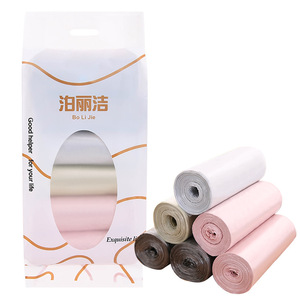 Bo Li Jie Garbage Bags 6 Rolls Thickened Xl Colorful <b>Kitchen</b> Bathroom Household <b>Plastic</b> Bags - Product Image 5
