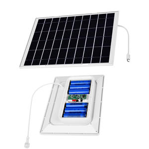 Venta caliente B-link Panel Solar con luz LED 8W 5V Compartimento de batería Google Alexa Ring Alro Alexa Timbre de cámara controlado por Alexa - Product Image 4