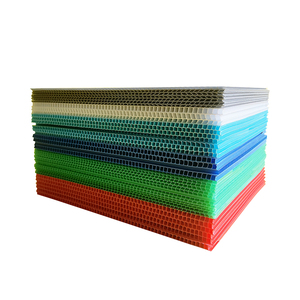 Nhà máy cung cấp khách hàng Kích thước nhựa tấm sóng đầy màu sắc corriboard - Product Image 2