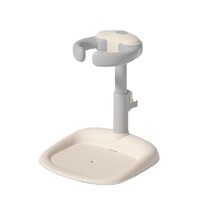 Support de bain pliable en plastique antidérapant pour bébé – Outil pratique pour le lavage des fesses des nourrissons et le bain des enfants