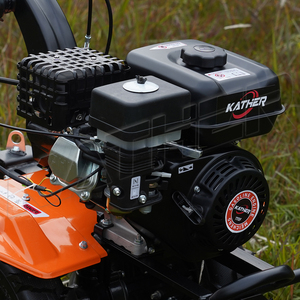 Agricultural Machinery Equipment Mini Land Cultivation Machine 2 Wheel Power Tiller Weeder <strong>Cultivator</strong> Walking Hand Tractor Price - Product Image 5