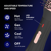 Nouvelle Arrivée Revair Brosse Sèche-Cheveux à Air Inversé Électrique pour Femmes, Usage Domestique et Hôtelier, Brosse Sèche-Cheveux Aspirante