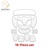 Lot de 16 patchs anti-rides 100 % silicone pour le visage, le front, les yeux, la bouche, le menton et la poitrine – Traitement des ridules et des rides – Réutilisables