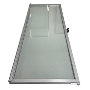 Congélateur de distributeur automatique de boissons de bière transparent porte en verre de réfrigérateur à faible émissivité de chauffage frais avec la main longue - Product Image 2