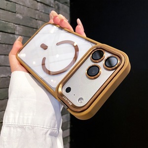 เคสโทรศัพท์แม่เหล็กพร้อมฝาปิดกล้องสำหรับ iPhone 18 Pro Max กรอบกล้องโลหะ ป้องกันการกระแทก สีพื้น ป้องกันอย่างดี - Product Image 3