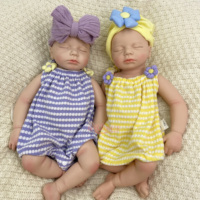 Poupées Reborn en Silicone Artisanales de 20 pouces avec Sucette, Texture de Peau Réaliste, Cadeau pour Collectionneurs, Certifiées CE CPC
