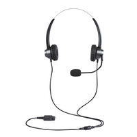 Dual-F750D-QD-RJ9 de casque bon marché d'usine Proolin pour TÉLÉPHONE IP-Fanvil/grandstream/Yea-link/Avaya/Jabra