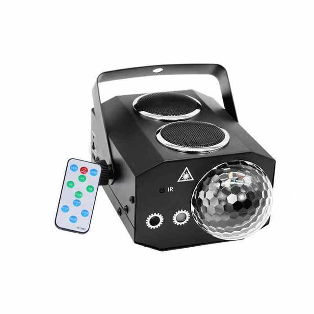 Music Festival Decoration Lighting Speaker Sound Control USB Led Blue-tooth Christmas Disco Magic Ball Projection Light
