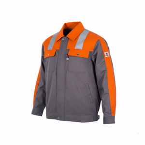 工業用難燃性防水耐水性コットンワークウェアスーツセットユニセックス高視認性安全ワークシャツ - Product Image 5