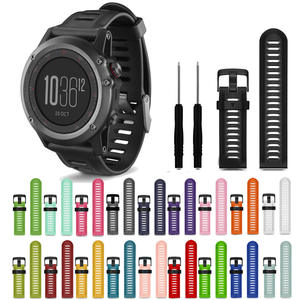 רצועת שעון סיליקון בכושר מהיר עבור garmin <span class=keywords><strong>fenix3</strong></span> <span class=keywords><strong>hr</strong></span>/fenix 5x פלוס/6x פרו/ירידה mk1 - Product Image 1