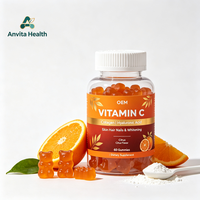 Gummies à la vitamine C et aux agrumes, complément apaisant pour la peau, les cheveux et les ongles des adultes, éclaircissant, améliore l'immunité, sans gluten, végétalien