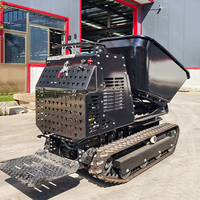 Fabrikpreis Mini-Lader-Dumper 1200kg mit Dieselmotor und KUBOTA Raupenfahrwerk Stehender Betriebsfähiger Muldenkipper zum Verkauf