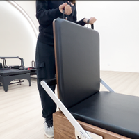 Reformer Pilates Commercial en Bois de Hêtre avec Tour Allegro Pilates 2, Reformer en Aluminium, Demi-Tour Pilates