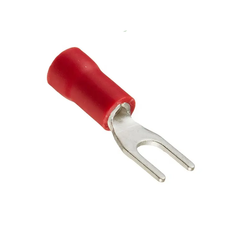 RED SPADE 3.7mm NARROW PUSH ON CONNECTORS ELECTRICAL TERMINALS AUTO RS37N 