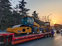 Rouleau vibratoire à tambour unique de 20 tonnes d'origine chinoise XS203J en promotion