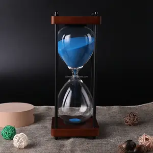Sand Timer Wood Hourglass Classic Timer Colorful Sandglass Hourglass Sand Clock Timer Toy 30min