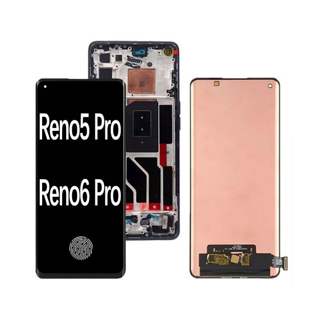 Replacement Display Original AMOLED Screen Mobile Phone Screen for OPPO Reno 5 Pro/Reno 6 Pro Screen Digitizer Assembly Screen