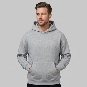 Sudadera con Capucha de Felpa sin Costuras de 550 GSM para Hombre, Sudadera de Una Pieza sin Cordón, Personalizable con Impresión, Ropa Deportiva - Product Image 6