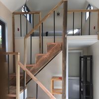 Remorque de camping modulaire préfabriquée en acier léger avec salle de bain pour une utilisation en extérieur dans les parcs et les stations balnéaires