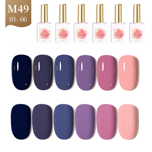 AILANUO Fournisseur professionnel de produits pour ongles, vente en gros, ensemble de vernis à ongles semi-permanent UV LED 6 couleurs, étiquette privée personnalisée - Product Image 1