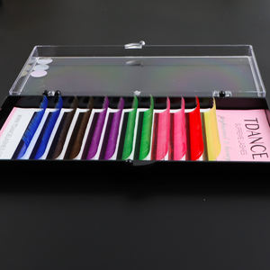 Ekstensi Bulu Mata Berwarna Curl C CC D DD 0.07mm Bulu Mata Berwarna Ekstensi Bulu Mata Alis Berwarna - Product Image 6